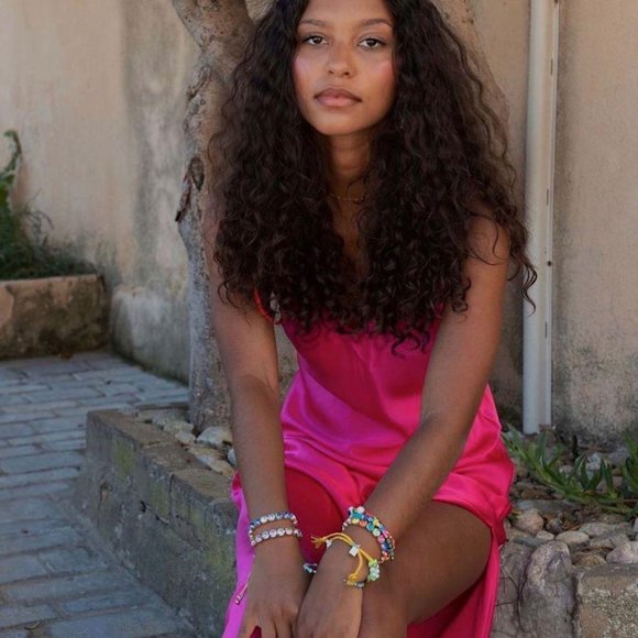 DANNIJO Angle Green Adjustable Beaded Bracelet NWT - Picture 7 of 16